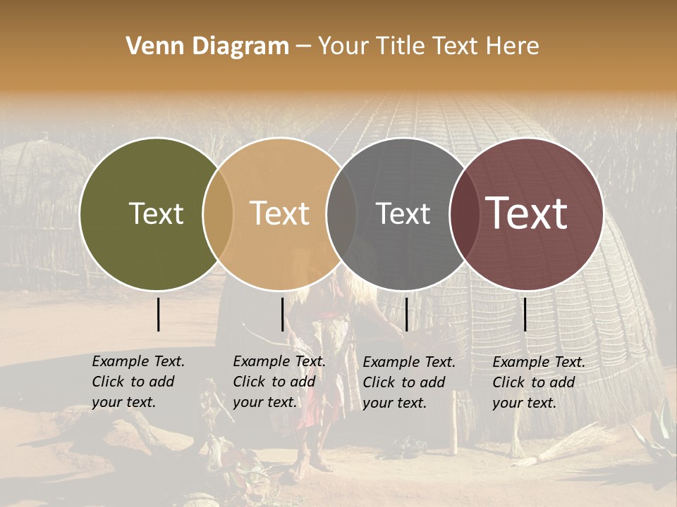 African Architect Leather PowerPoint Template