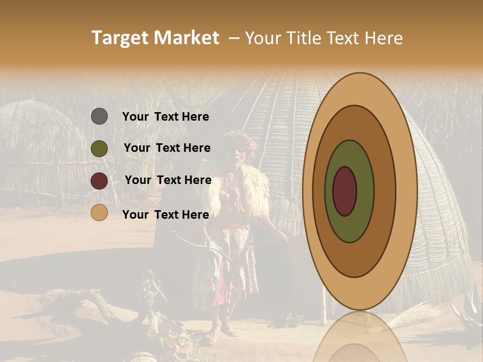 African Architect Leather PowerPoint Template