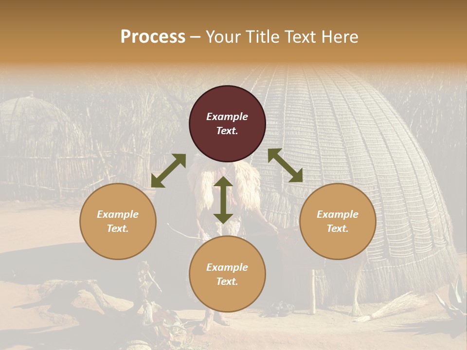 African Architect Leather PowerPoint Template
