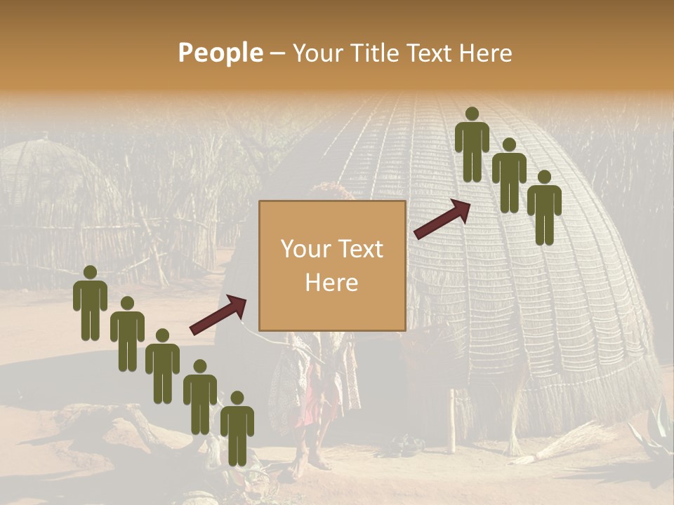 African Architect Leather PowerPoint Template