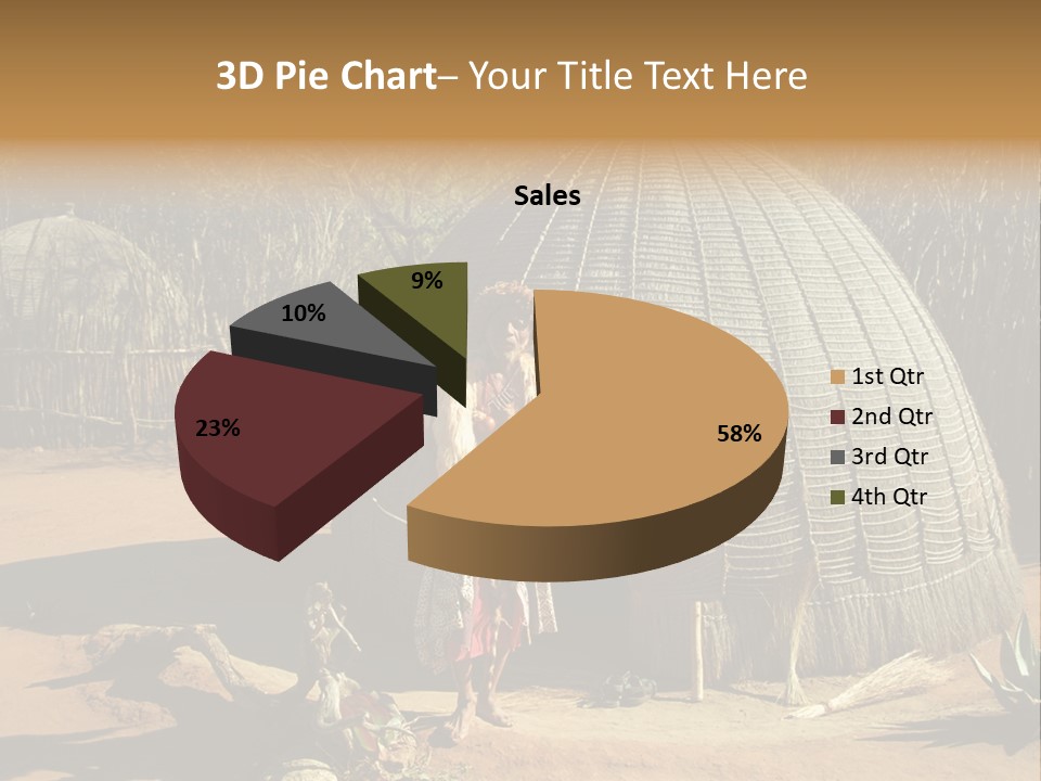 African Architect Leather PowerPoint Template