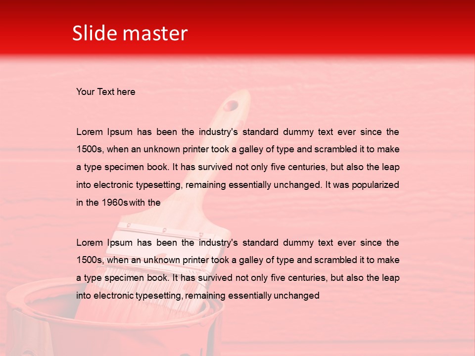 Holding Clipboard Contemporary PowerPoint Template