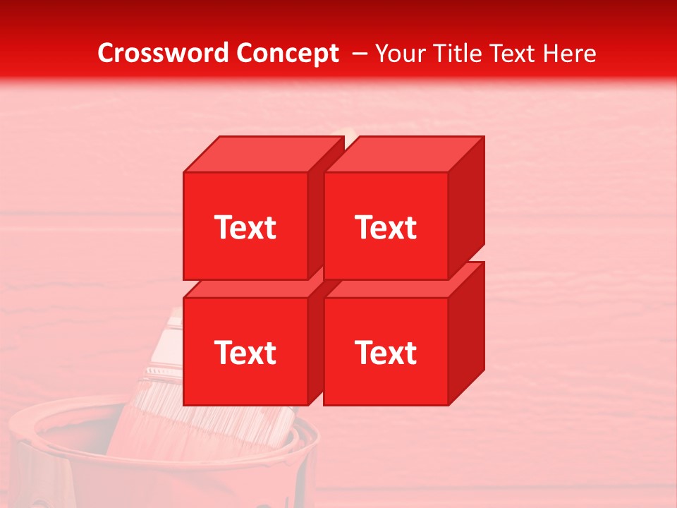 Holding Clipboard Contemporary PowerPoint Template