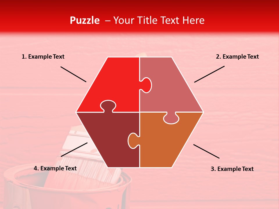 Holding Clipboard Contemporary PowerPoint Template