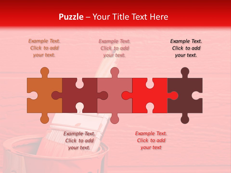 Holding Clipboard Contemporary PowerPoint Template