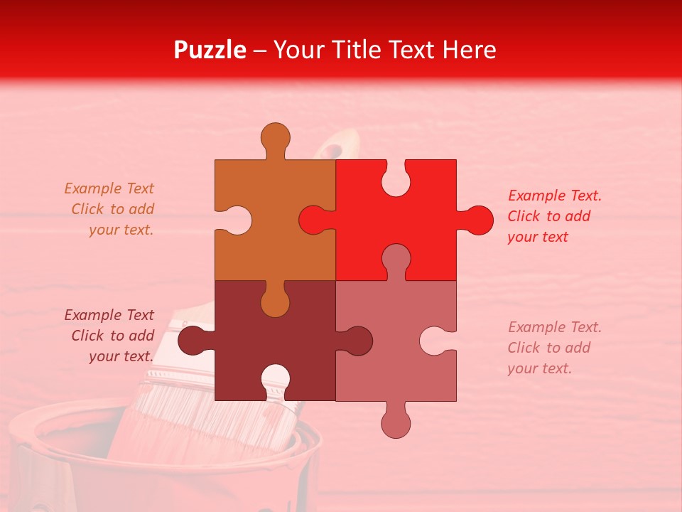 Holding Clipboard Contemporary PowerPoint Template