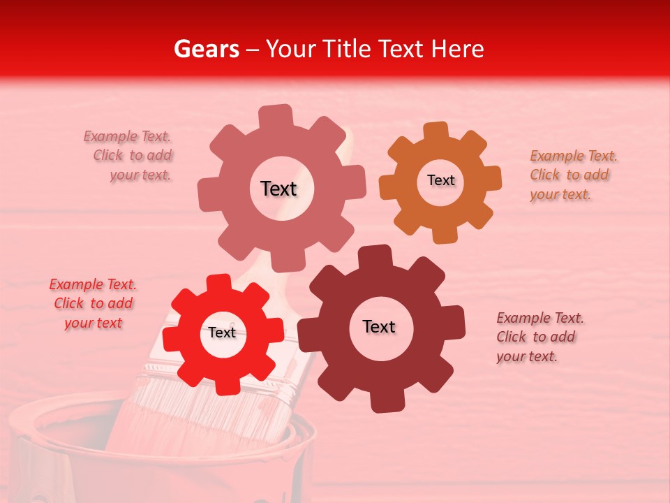 Holding Clipboard Contemporary PowerPoint Template