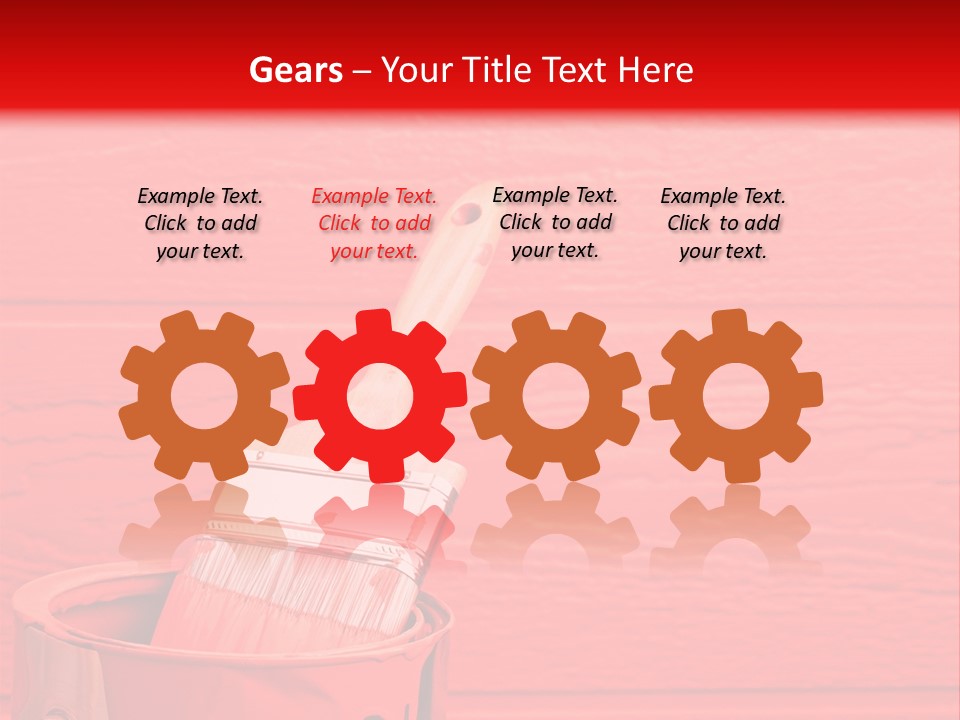 Holding Clipboard Contemporary PowerPoint Template