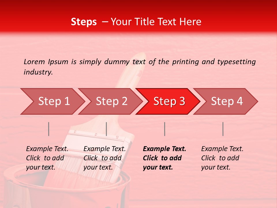 Holding Clipboard Contemporary PowerPoint Template