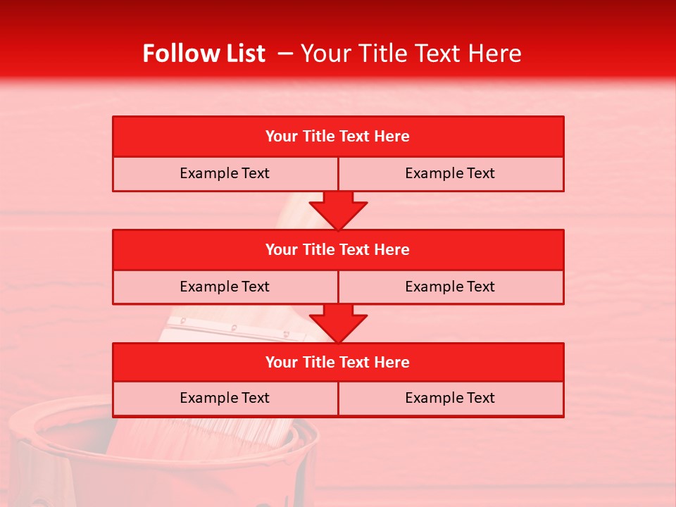 Holding Clipboard Contemporary PowerPoint Template