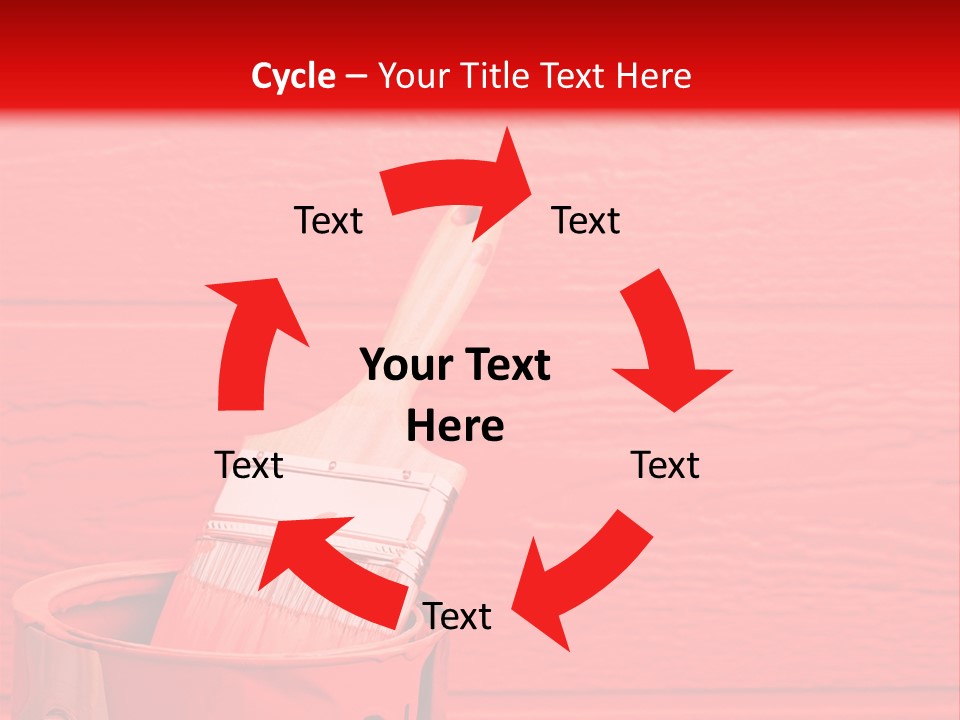 Holding Clipboard Contemporary PowerPoint Template