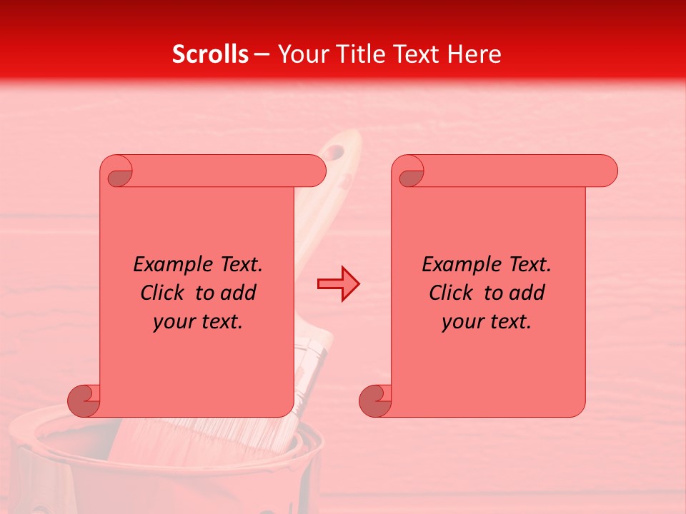 Holding Clipboard Contemporary PowerPoint Template