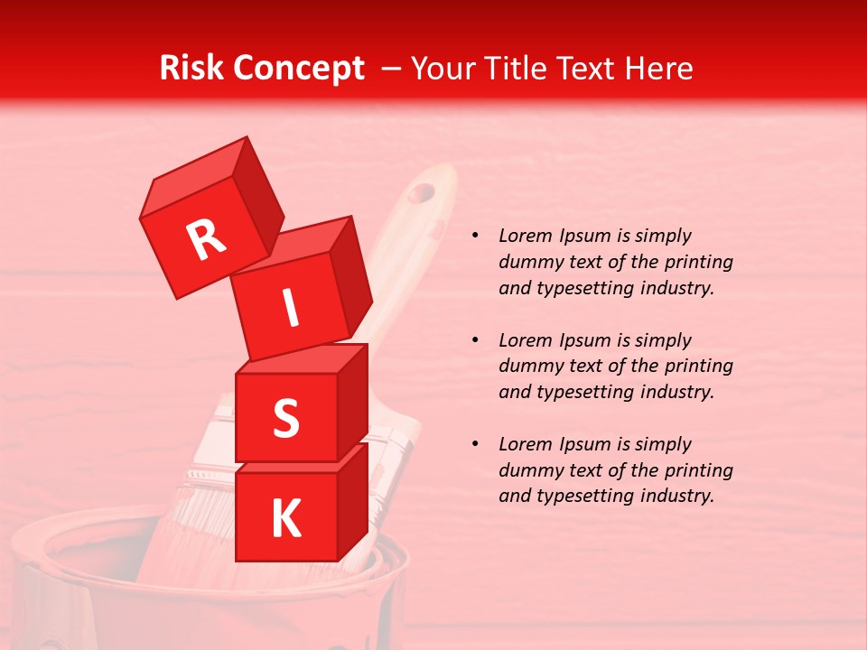 Holding Clipboard Contemporary PowerPoint Template