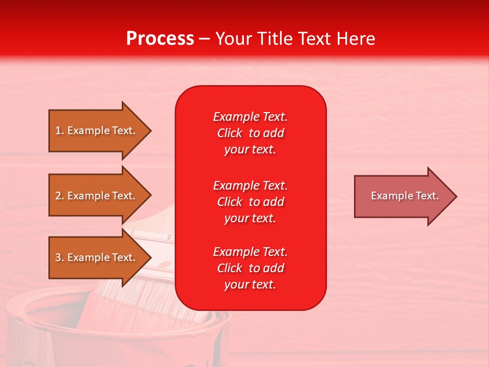 Holding Clipboard Contemporary PowerPoint Template