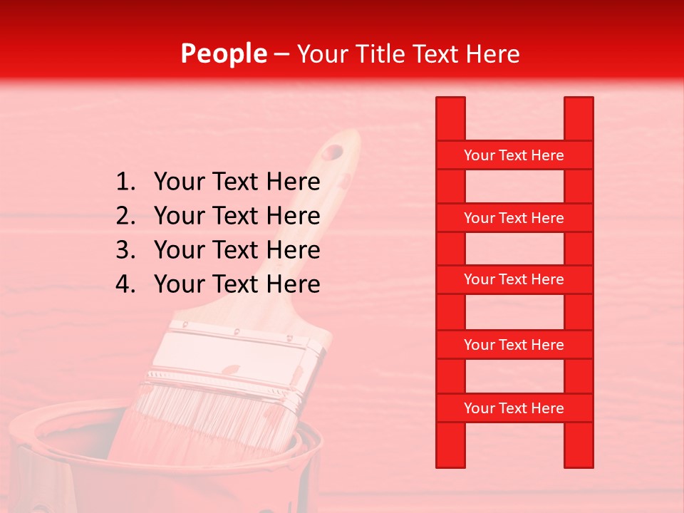 Holding Clipboard Contemporary PowerPoint Template