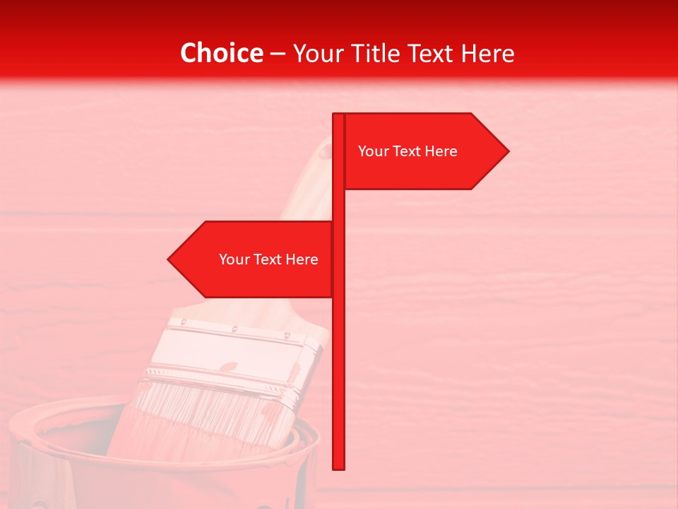 Holding Clipboard Contemporary PowerPoint Template