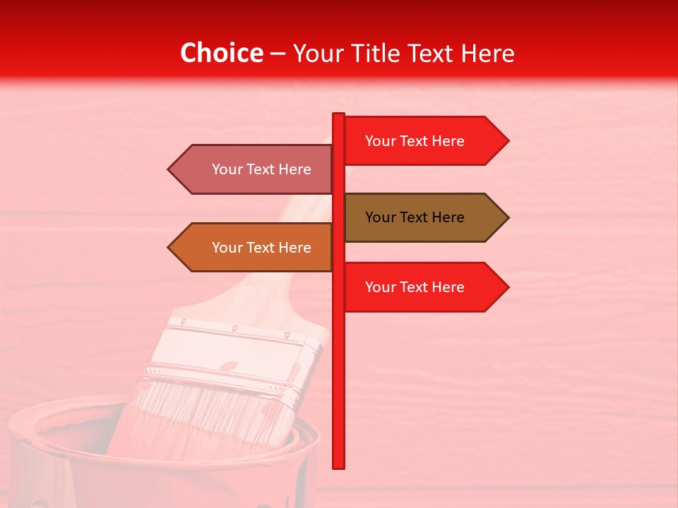 Holding Clipboard Contemporary PowerPoint Template