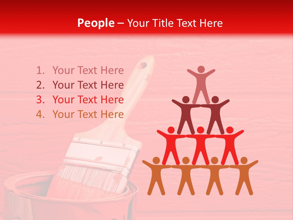 Holding Clipboard Contemporary PowerPoint Template