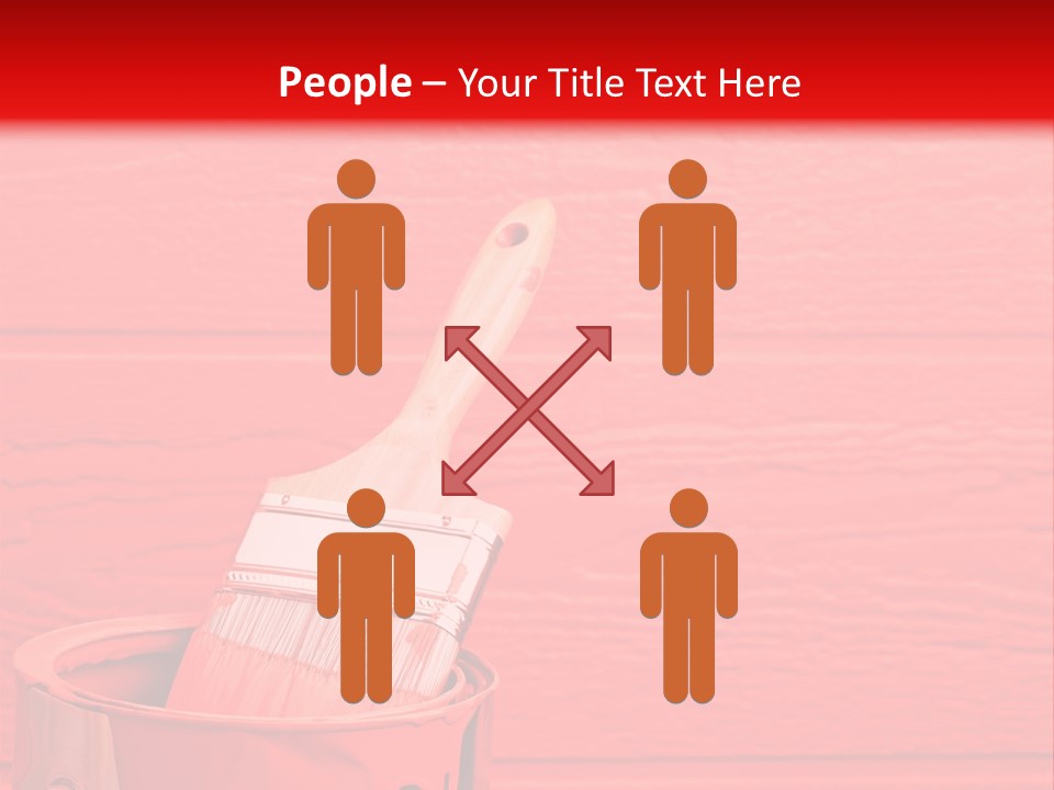 Holding Clipboard Contemporary PowerPoint Template