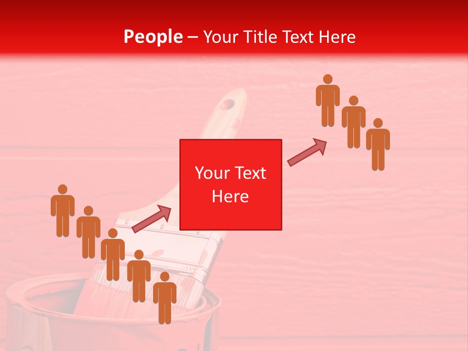 Holding Clipboard Contemporary PowerPoint Template