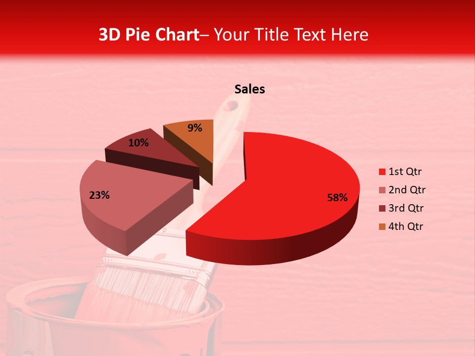 Holding Clipboard Contemporary PowerPoint Template