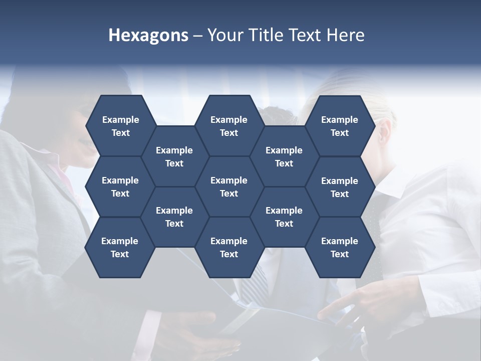 Holding Clipboard Contemporary PowerPoint Template
