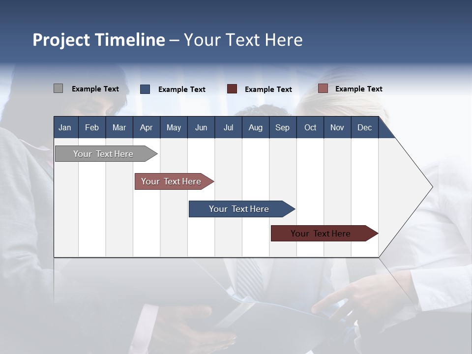 Holding Clipboard Contemporary PowerPoint Template
