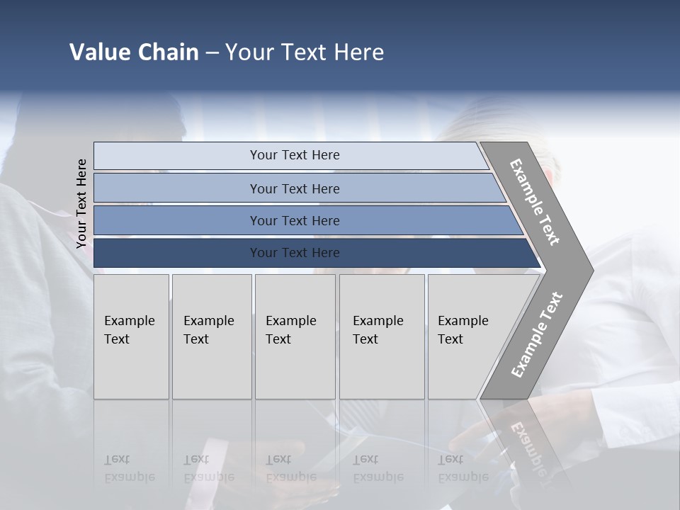 Holding Clipboard Contemporary PowerPoint Template