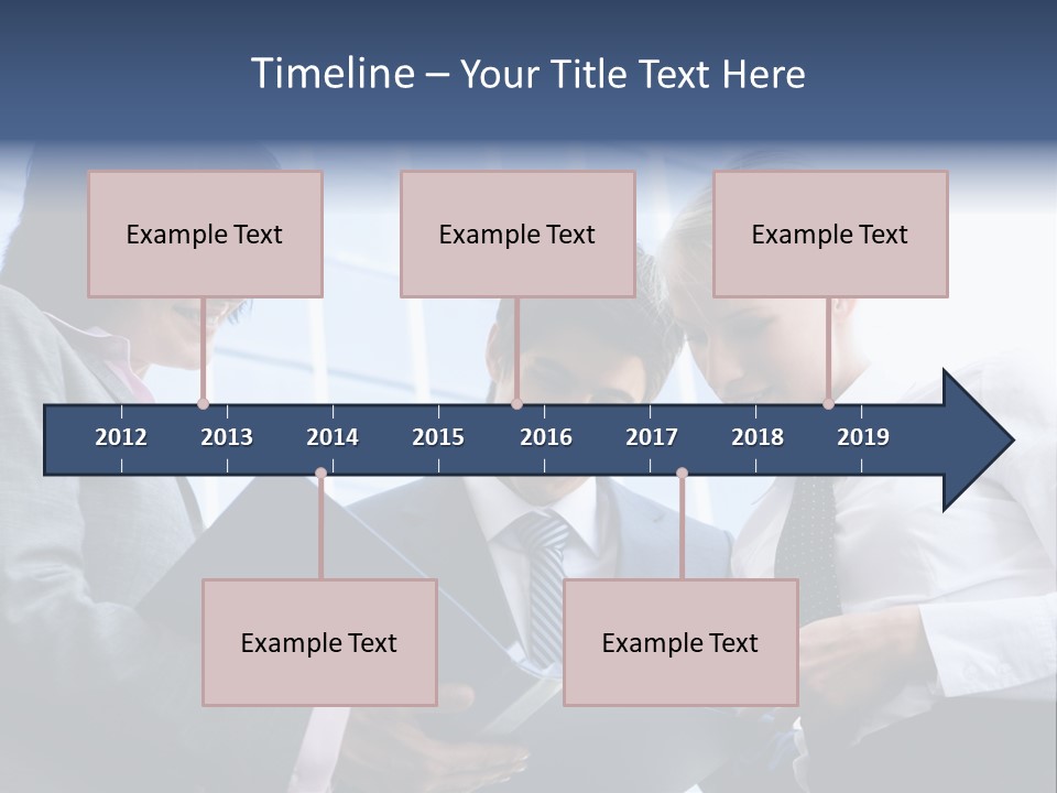 Holding Clipboard Contemporary PowerPoint Template