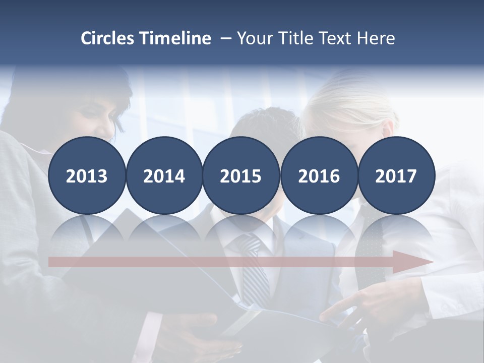Holding Clipboard Contemporary PowerPoint Template