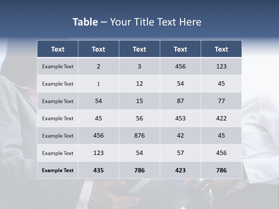 Holding Clipboard Contemporary PowerPoint Template