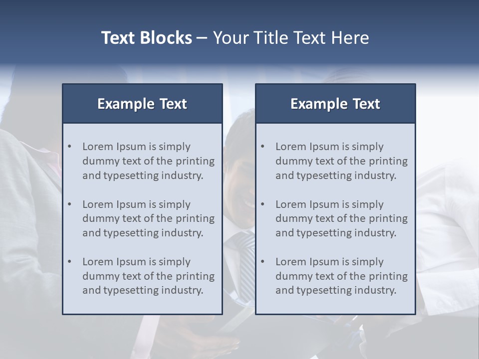 Holding Clipboard Contemporary PowerPoint Template