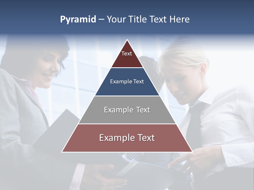 Holding Clipboard Contemporary PowerPoint Template