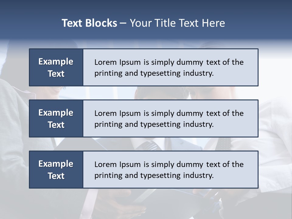 Holding Clipboard Contemporary PowerPoint Template