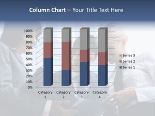 Holding Clipboard Contemporary PowerPoint Template