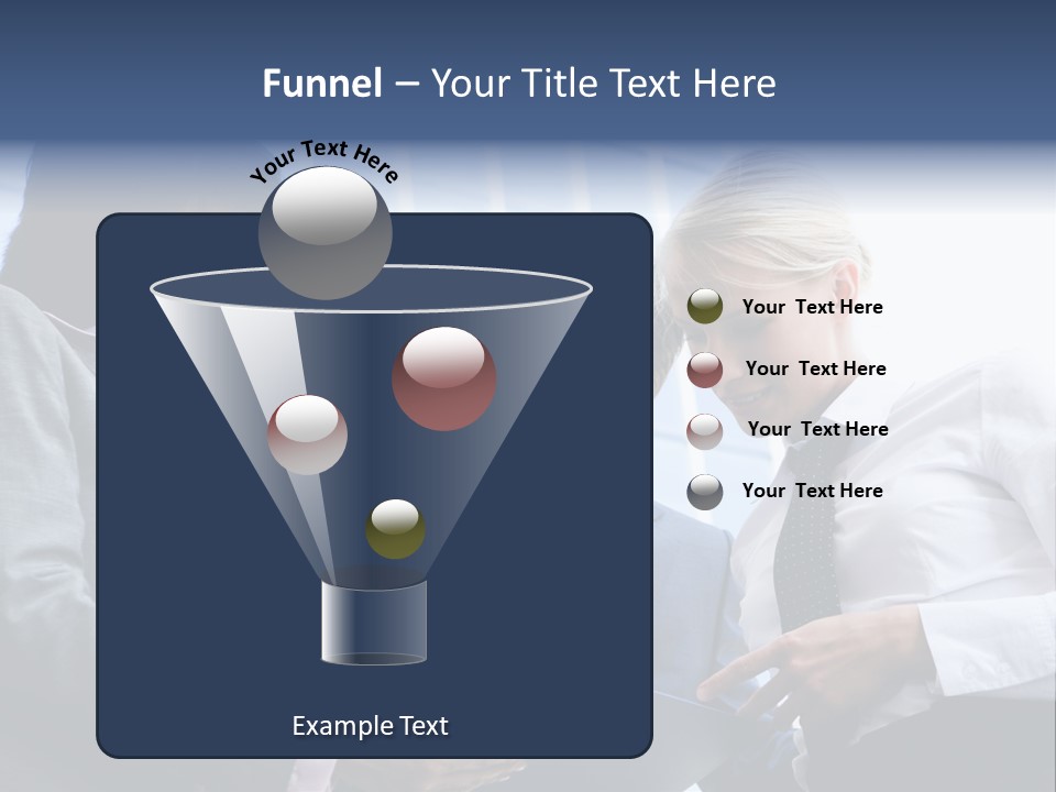 Holding Clipboard Contemporary PowerPoint Template