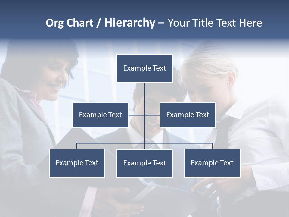 Holding Clipboard Contemporary PowerPoint Template