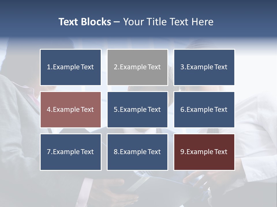 Holding Clipboard Contemporary PowerPoint Template