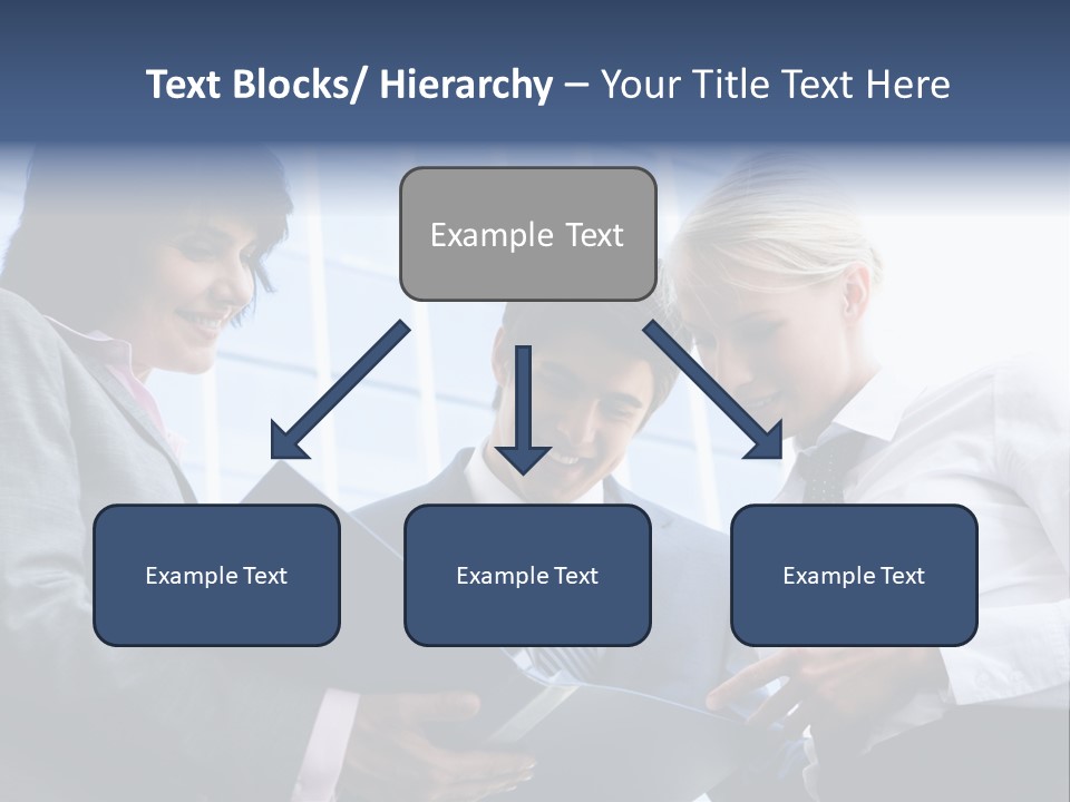 Holding Clipboard Contemporary PowerPoint Template