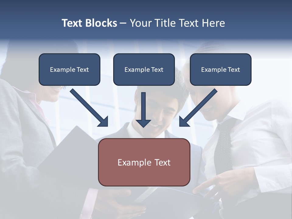 Holding Clipboard Contemporary PowerPoint Template