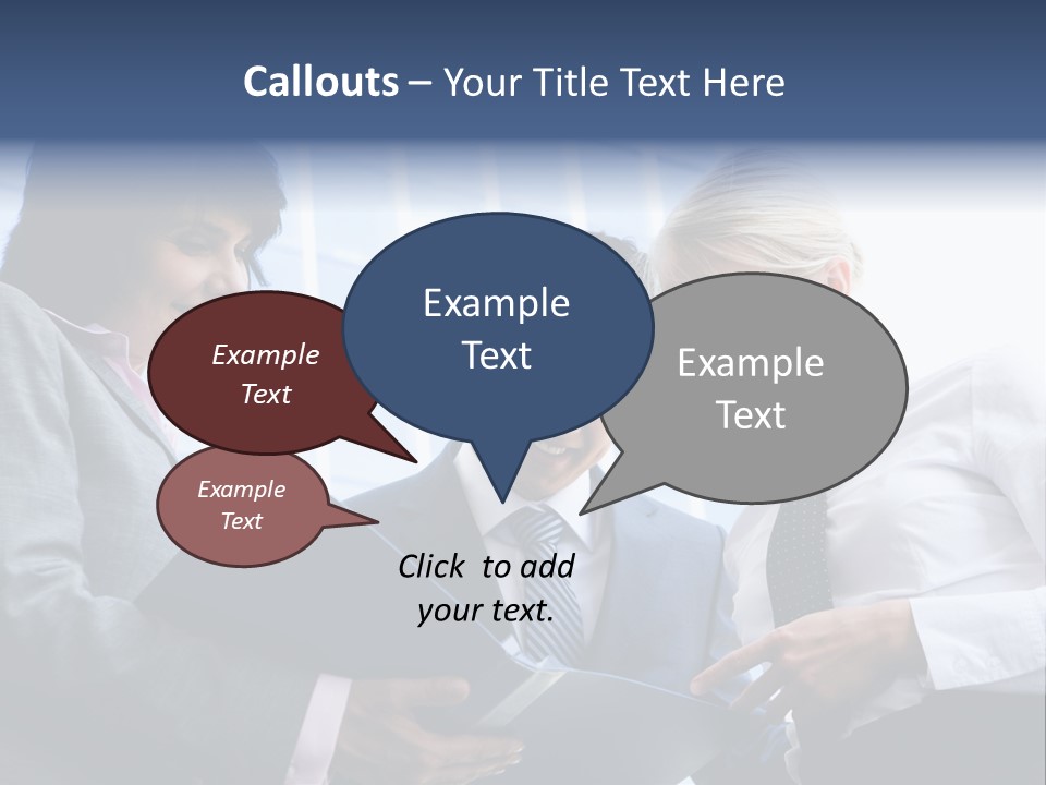 Holding Clipboard Contemporary PowerPoint Template