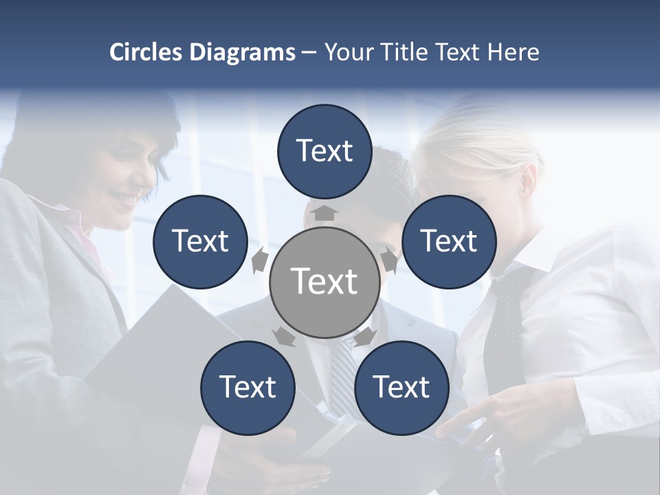 Holding Clipboard Contemporary PowerPoint Template