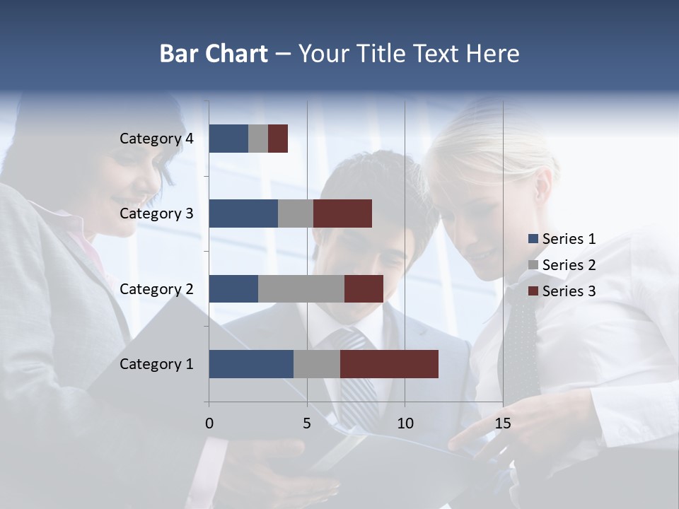 Holding Clipboard Contemporary PowerPoint Template