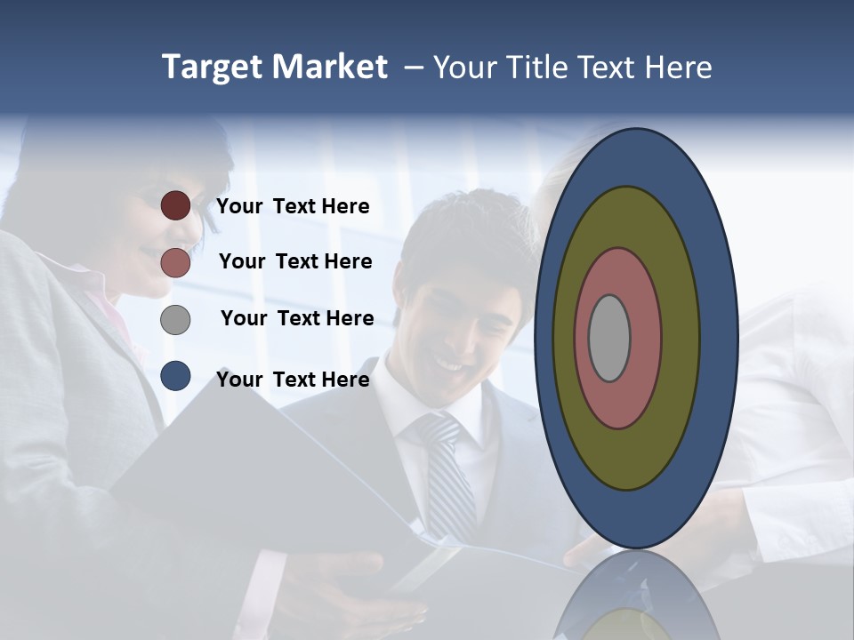 Holding Clipboard Contemporary PowerPoint Template