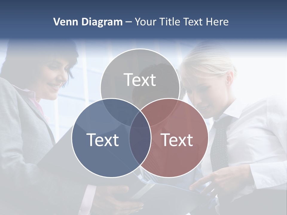 Holding Clipboard Contemporary PowerPoint Template