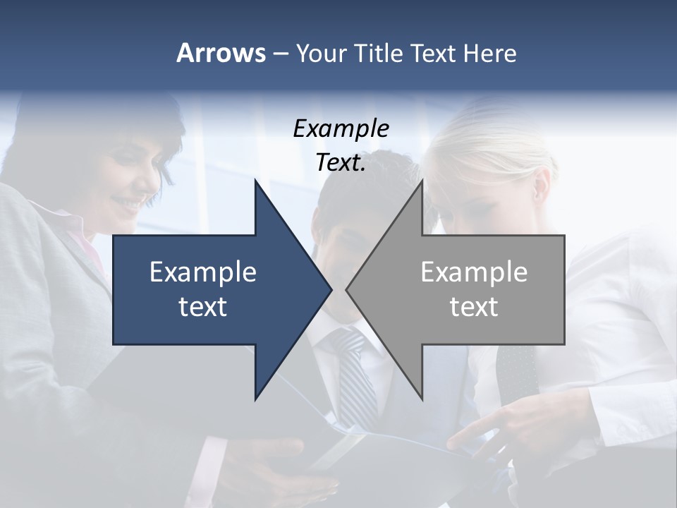 Holding Clipboard Contemporary PowerPoint Template