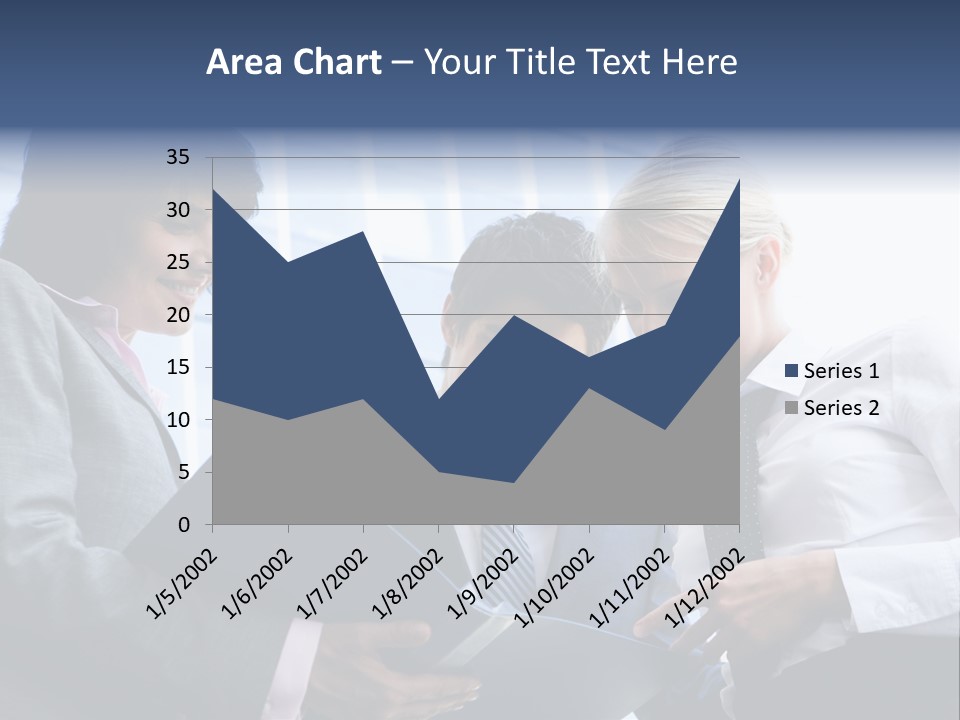Holding Clipboard Contemporary PowerPoint Template