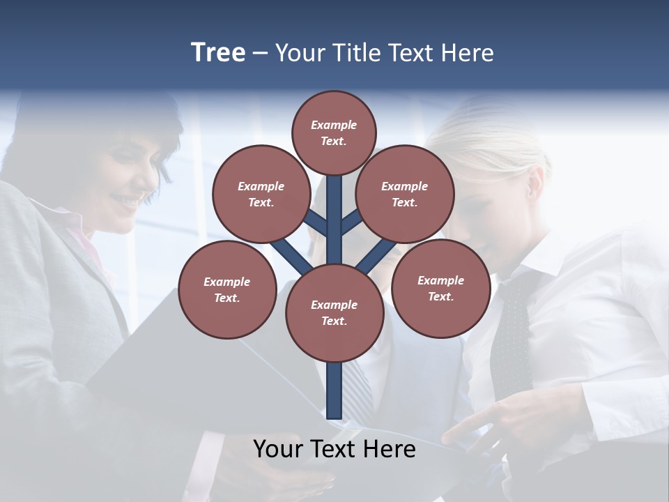 Holding Clipboard Contemporary PowerPoint Template