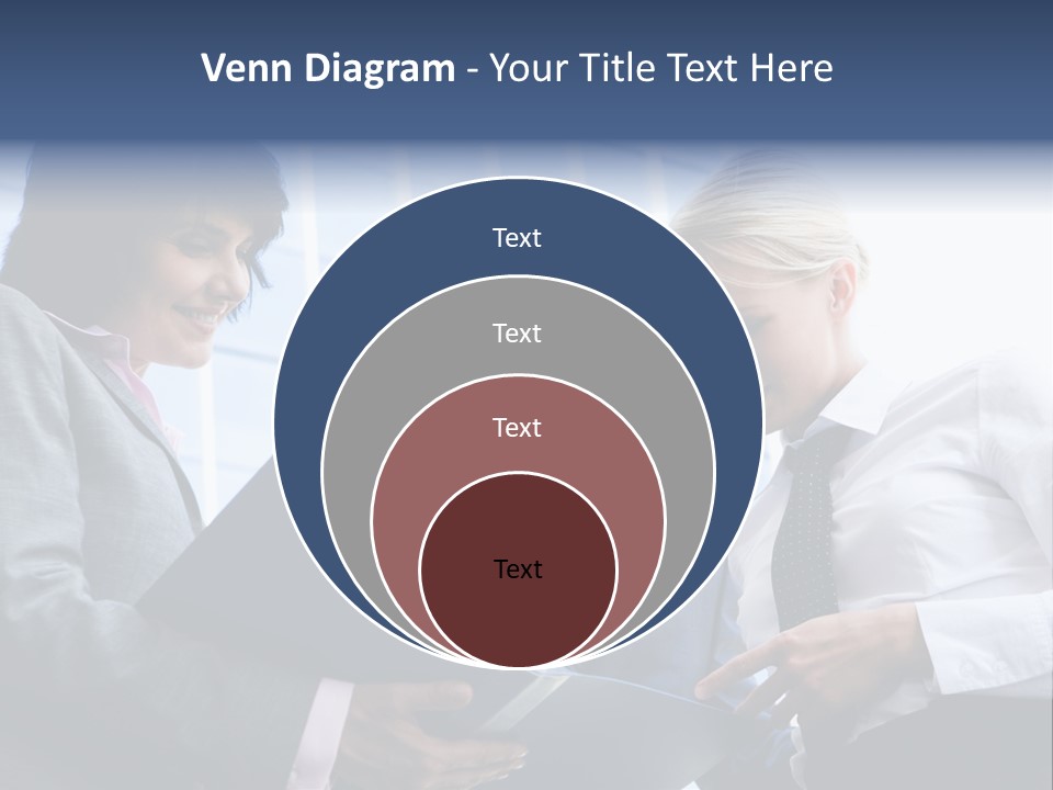 Holding Clipboard Contemporary PowerPoint Template