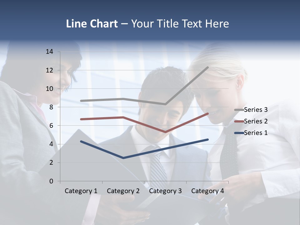 Holding Clipboard Contemporary PowerPoint Template